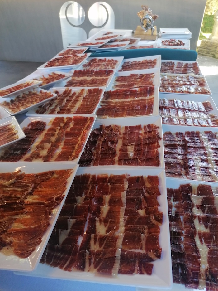 cortador de jamón a cuchillo