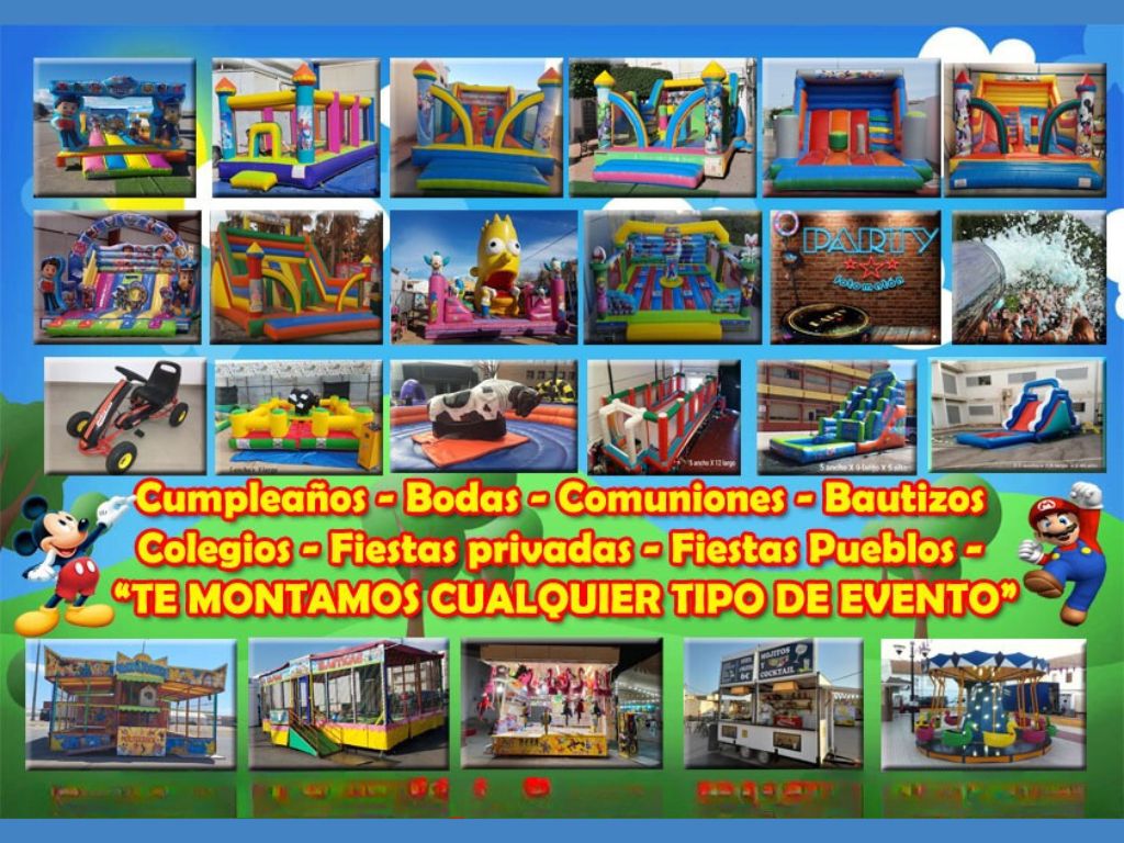 Hinchables y eventos Chachi piruli