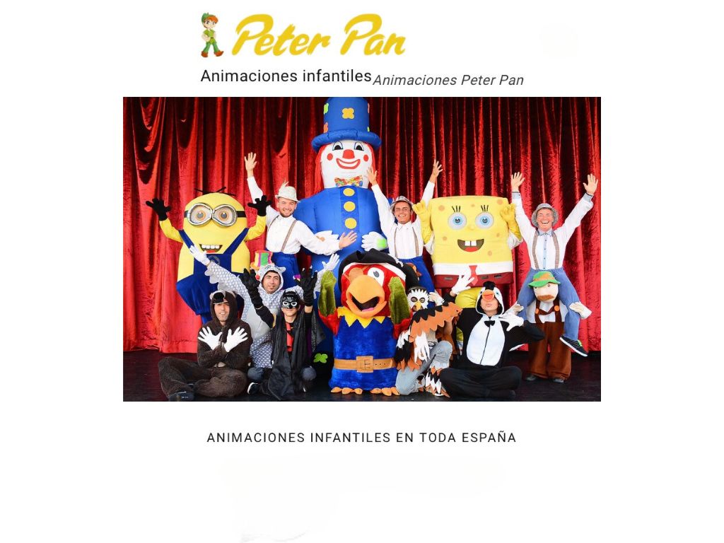 Animaciones Peter Pan